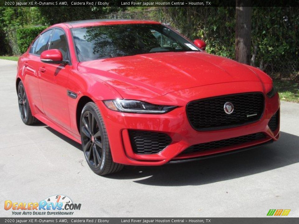 Caldera Red 2020 Jaguar XE R-Dynamic S AWD Photo #2