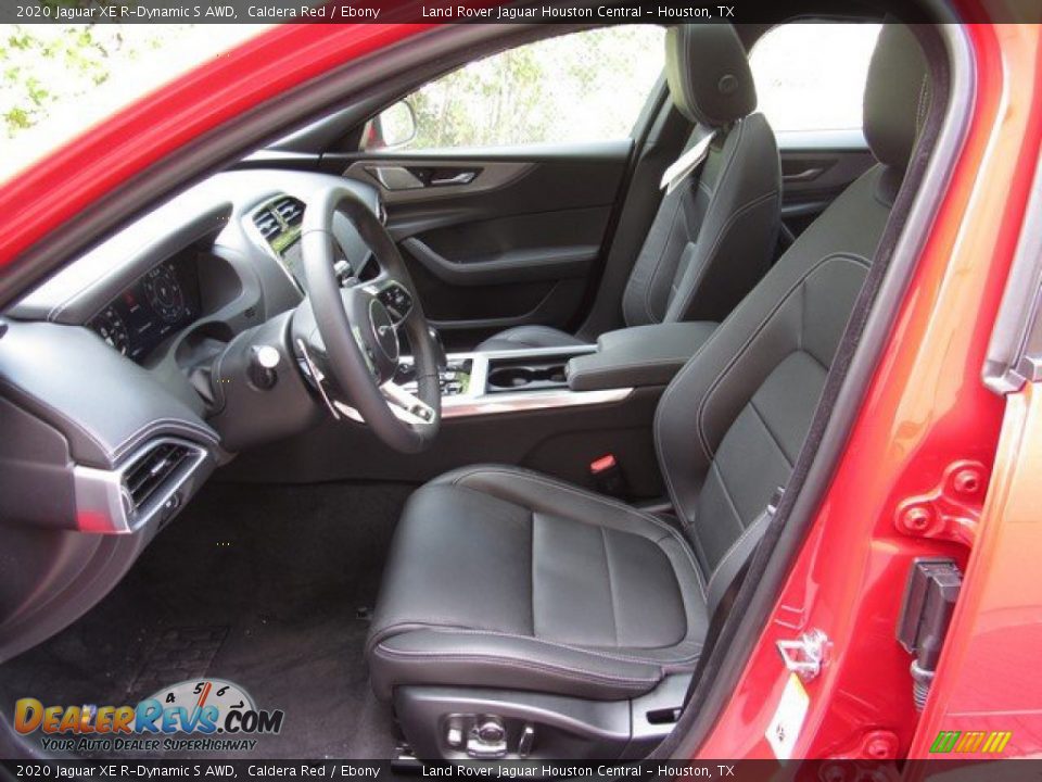 Ebony Interior - 2020 Jaguar XE R-Dynamic S AWD Photo #3