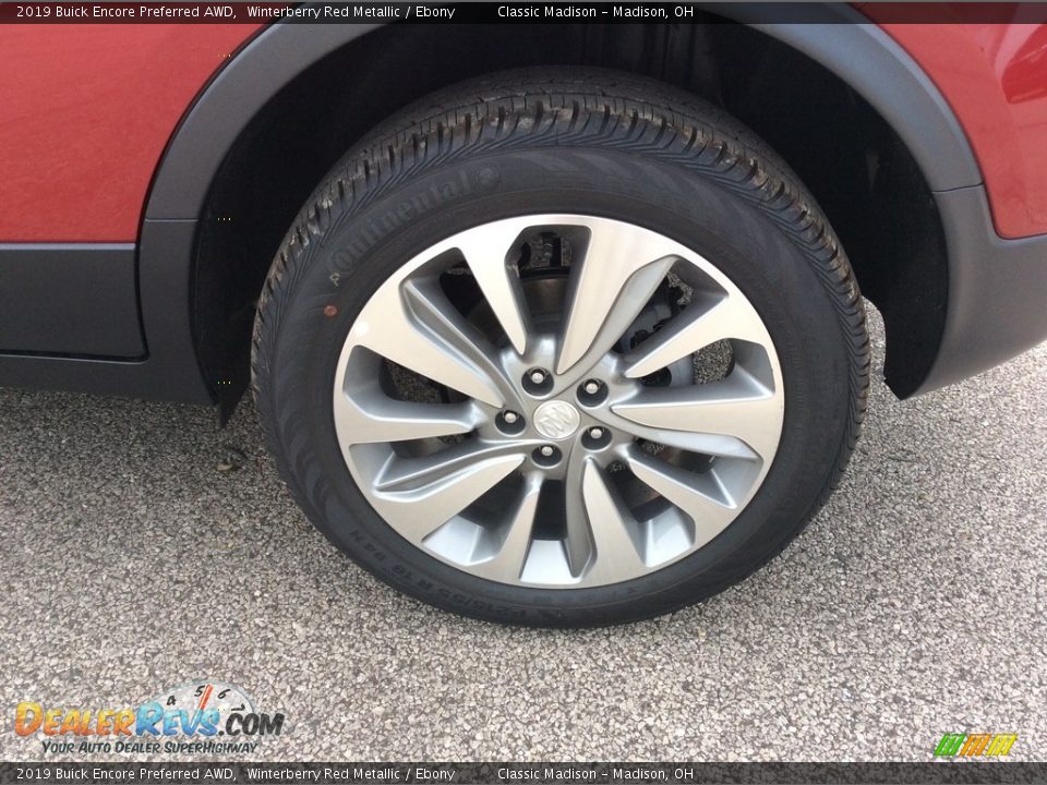 2019 Buick Encore Preferred AWD Winterberry Red Metallic / Ebony Photo #9