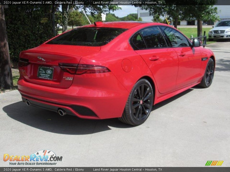 2020 Jaguar XE R-Dynamic S AWD Caldera Red / Ebony Photo #7