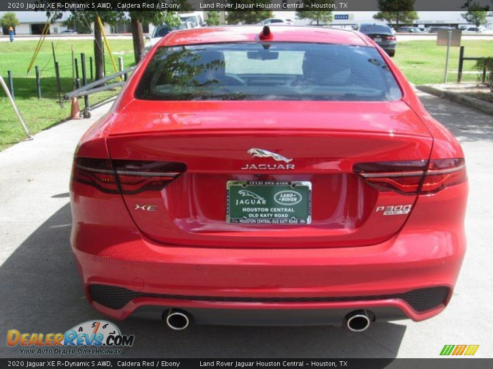 2020 Jaguar XE R-Dynamic S AWD Caldera Red / Ebony Photo #8