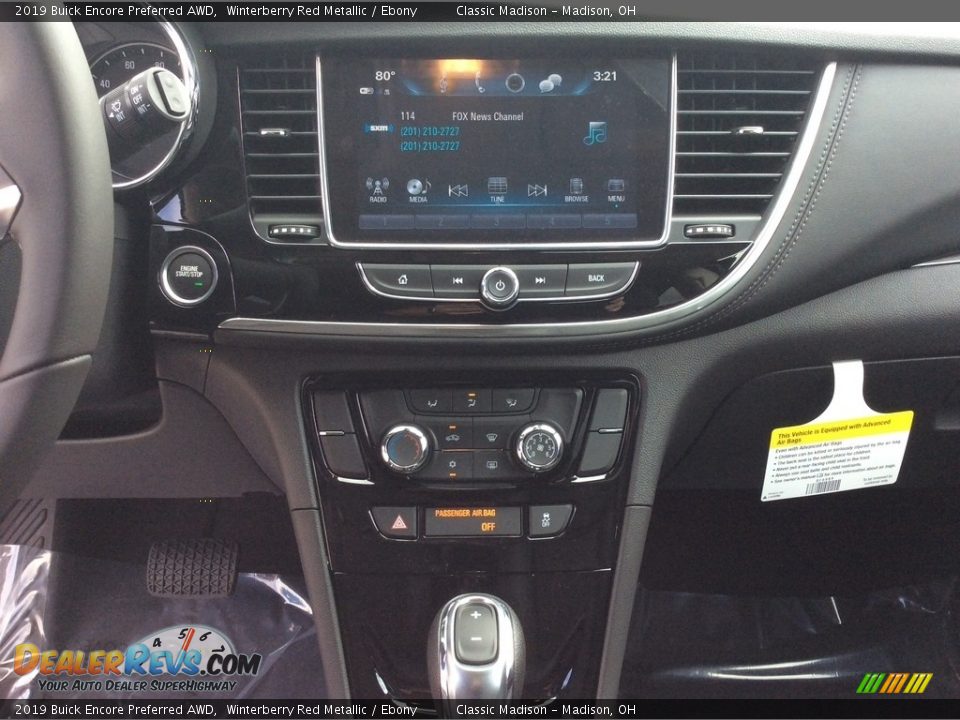 2019 Buick Encore Preferred AWD Winterberry Red Metallic / Ebony Photo #13