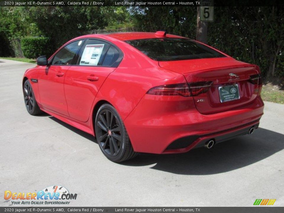 2020 Jaguar XE R-Dynamic S AWD Caldera Red / Ebony Photo #12