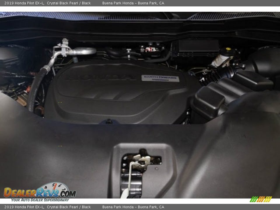 2019 Honda Pilot EX-L Crystal Black Pearl / Black Photo #10
