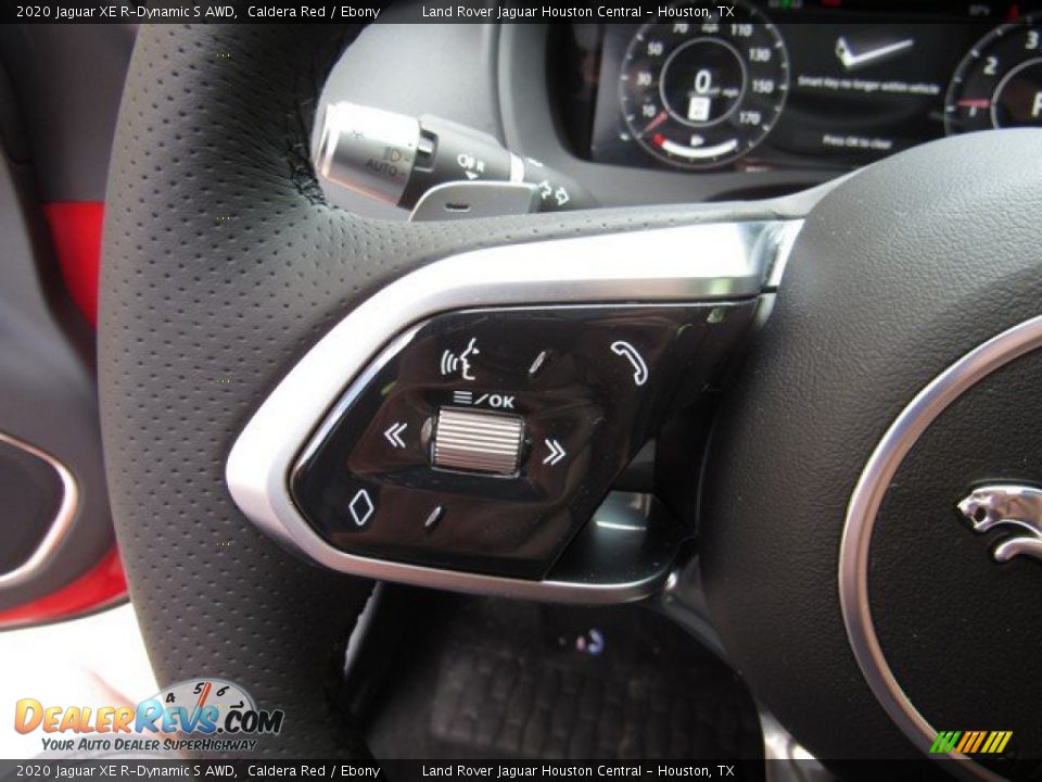 2020 Jaguar XE R-Dynamic S AWD Steering Wheel Photo #28