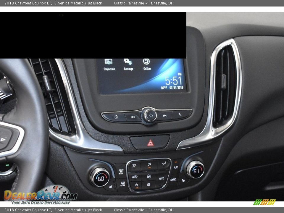 2018 Chevrolet Equinox LT Silver Ice Metallic / Jet Black Photo #13