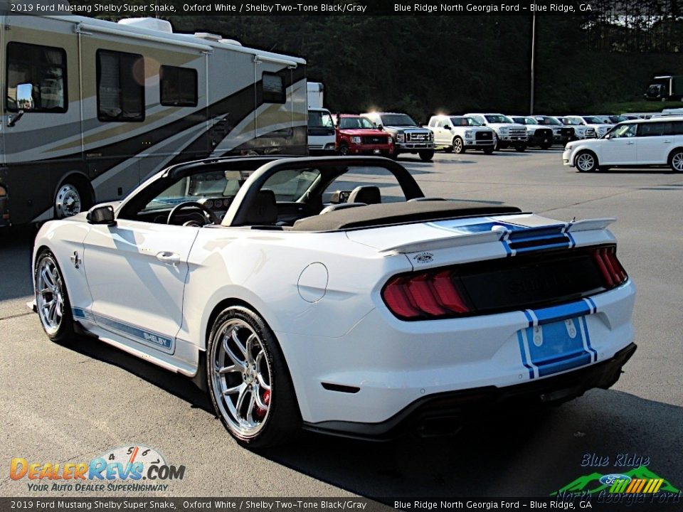 2019 Ford Mustang Shelby Super Snake Oxford White / Shelby Two-Tone Black/Gray Photo #3