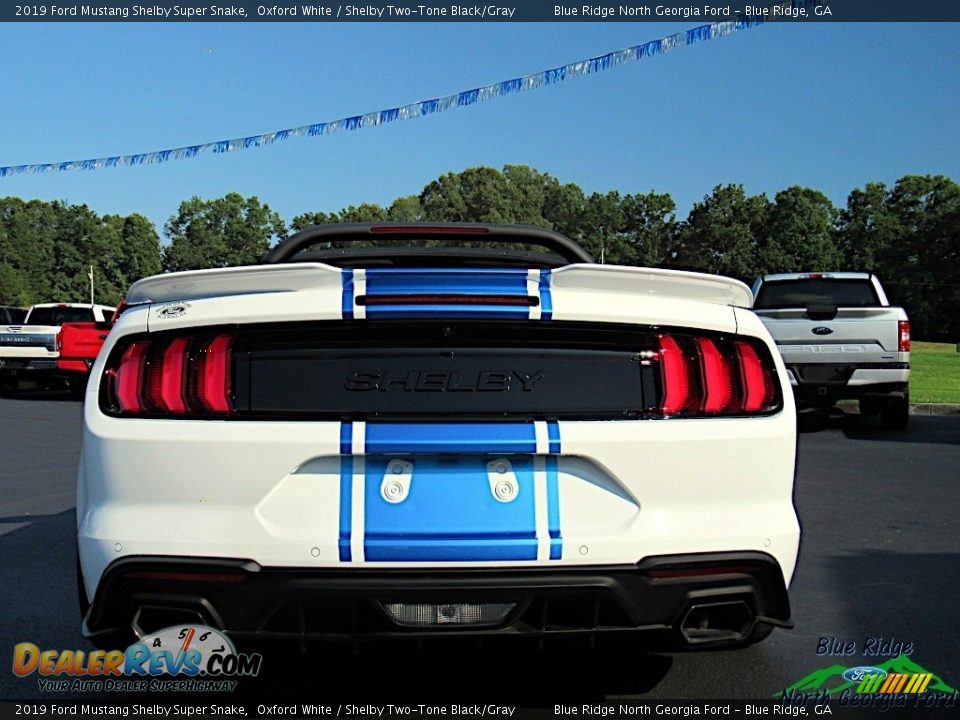 2019 Ford Mustang Shelby Super Snake Oxford White / Shelby Two-Tone Black/Gray Photo #4