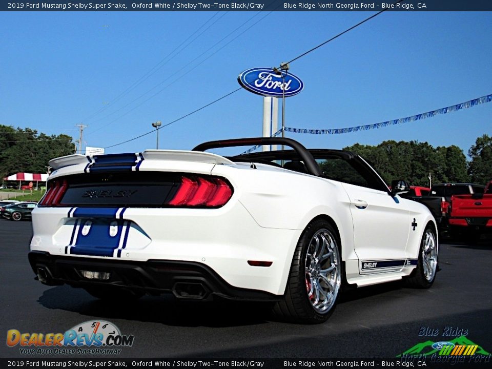2019 Ford Mustang Shelby Super Snake Oxford White / Shelby Two-Tone Black/Gray Photo #5