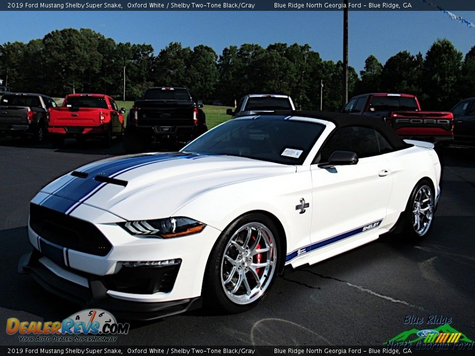 2019 Ford Mustang Shelby Super Snake Oxford White / Shelby Two-Tone Black/Gray Photo #9