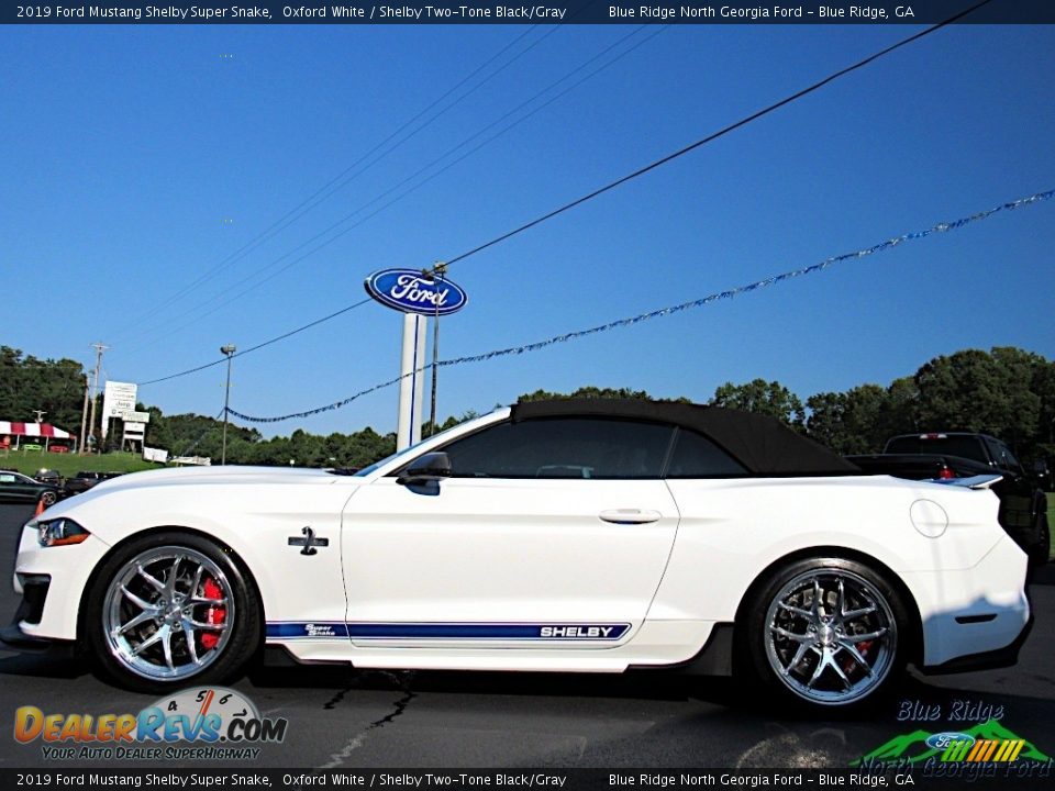 2019 Ford Mustang Shelby Super Snake Oxford White / Shelby Two-Tone Black/Gray Photo #10