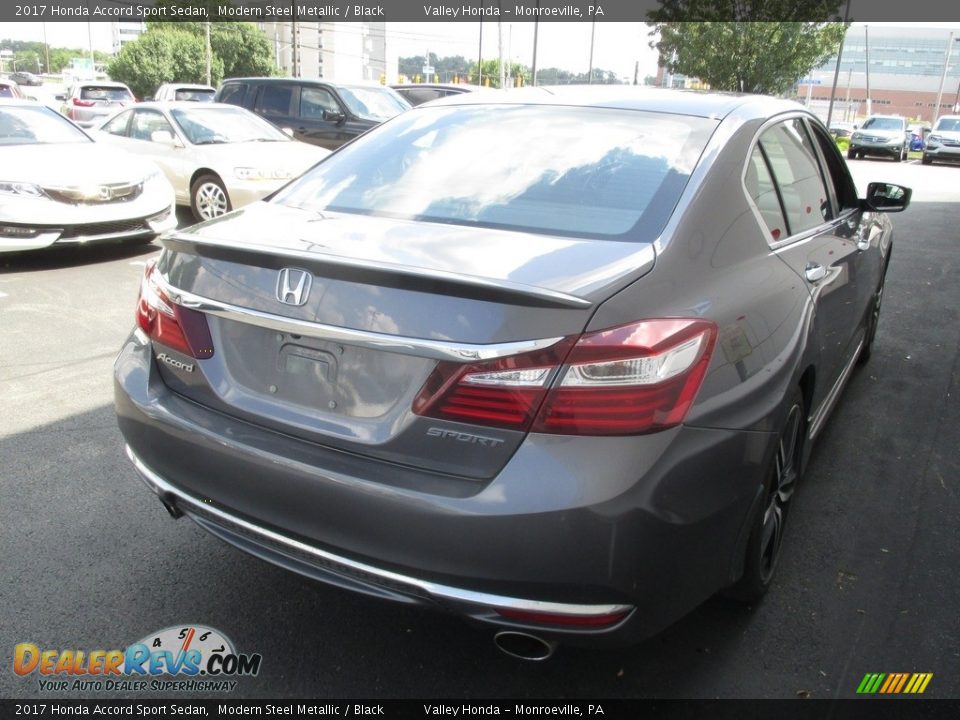 2017 Honda Accord Sport Sedan Modern Steel Metallic / Black Photo #5
