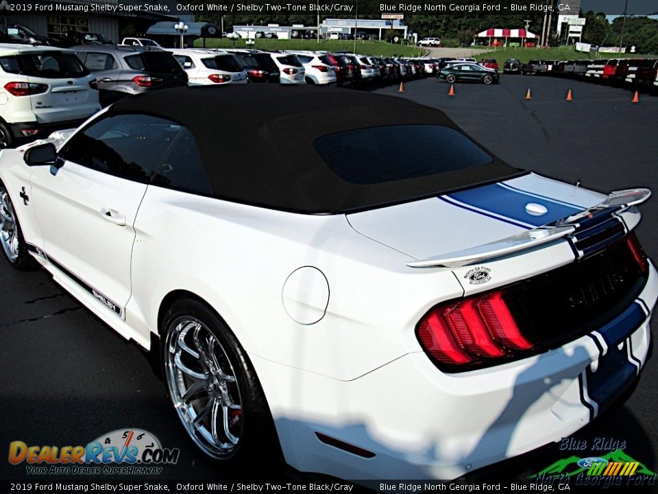 2019 Ford Mustang Shelby Super Snake Oxford White / Shelby Two-Tone Black/Gray Photo #11