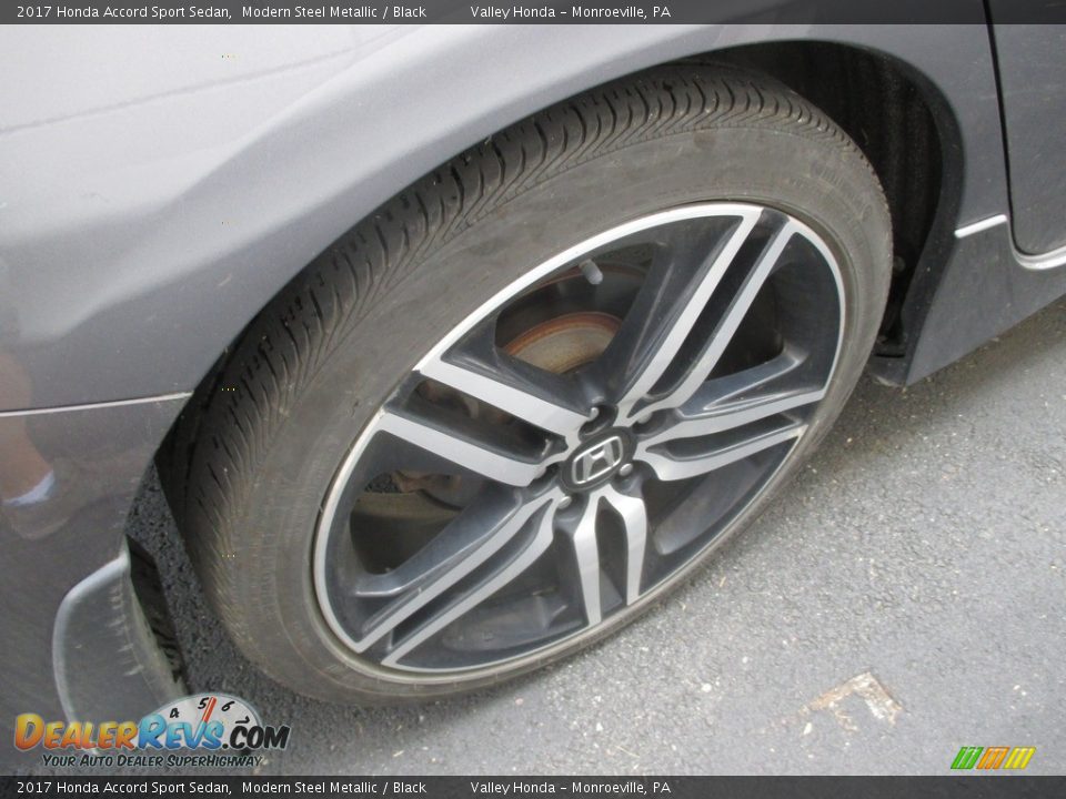 2017 Honda Accord Sport Sedan Modern Steel Metallic / Black Photo #6