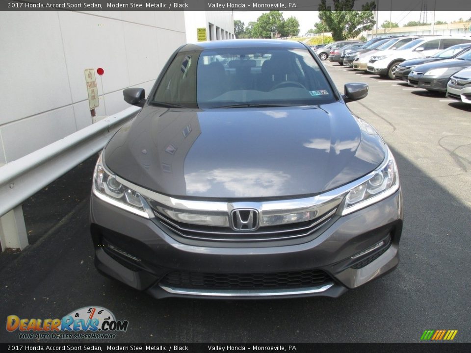 2017 Honda Accord Sport Sedan Modern Steel Metallic / Black Photo #8