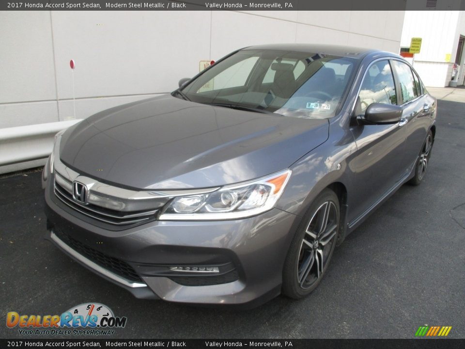 2017 Honda Accord Sport Sedan Modern Steel Metallic / Black Photo #9