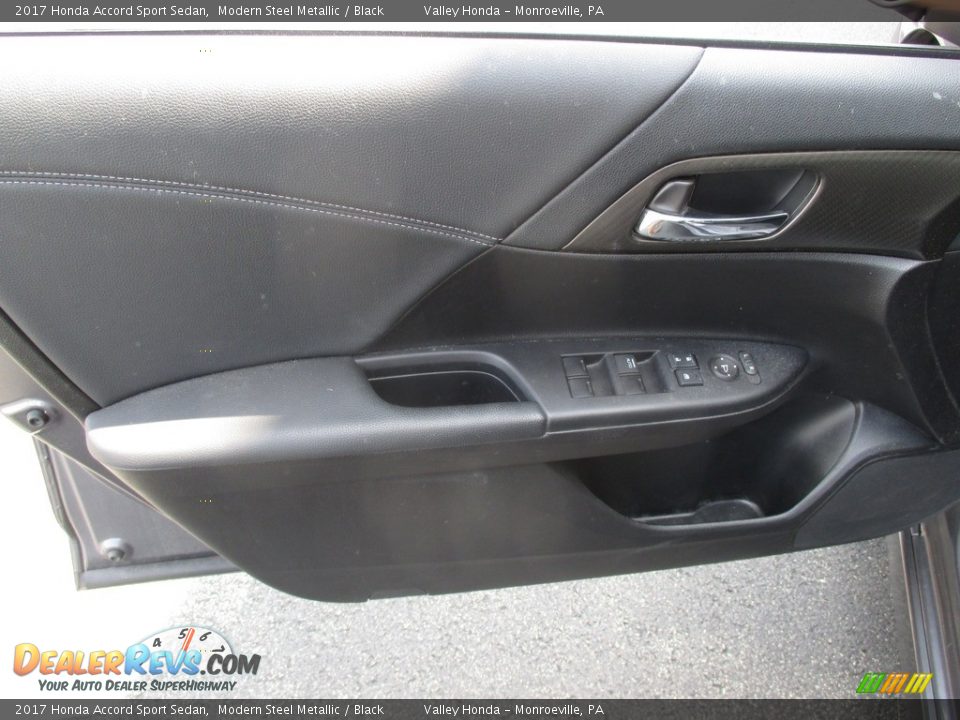2017 Honda Accord Sport Sedan Modern Steel Metallic / Black Photo #10