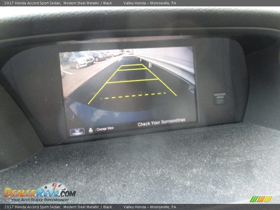 2017 Honda Accord Sport Sedan Modern Steel Metallic / Black Photo #16