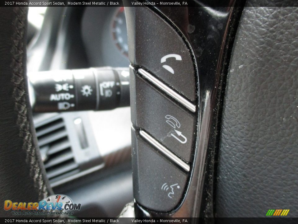 2017 Honda Accord Sport Sedan Modern Steel Metallic / Black Photo #17