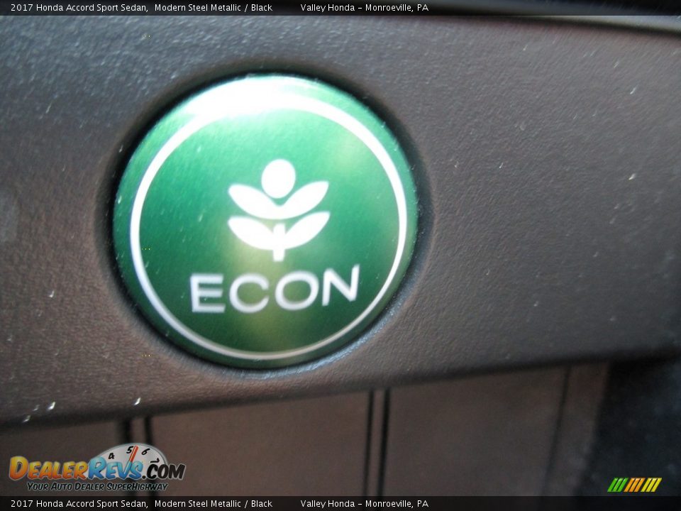 2017 Honda Accord Sport Sedan Modern Steel Metallic / Black Photo #18