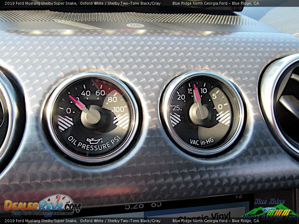 2019 Ford Mustang Shelby Super Snake Oxford White / Shelby Two-Tone Black/Gray Photo #23