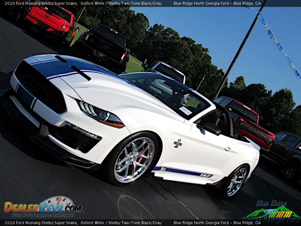 2019 Ford Mustang Shelby Super Snake Oxford White / Shelby Two-Tone Black/Gray Photo #34