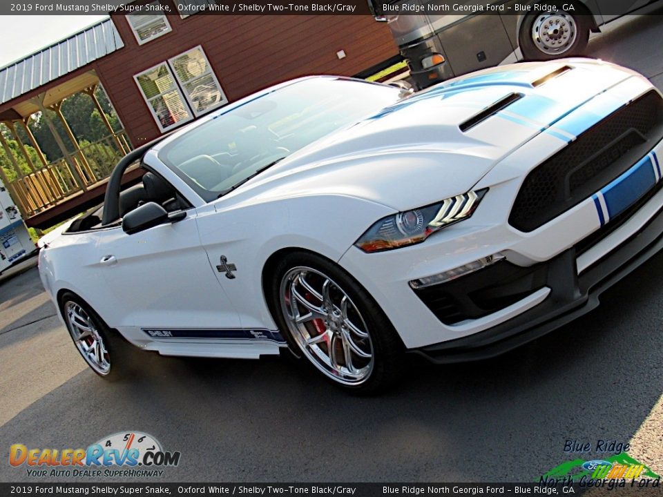 2019 Ford Mustang Shelby Super Snake Oxford White / Shelby Two-Tone Black/Gray Photo #35