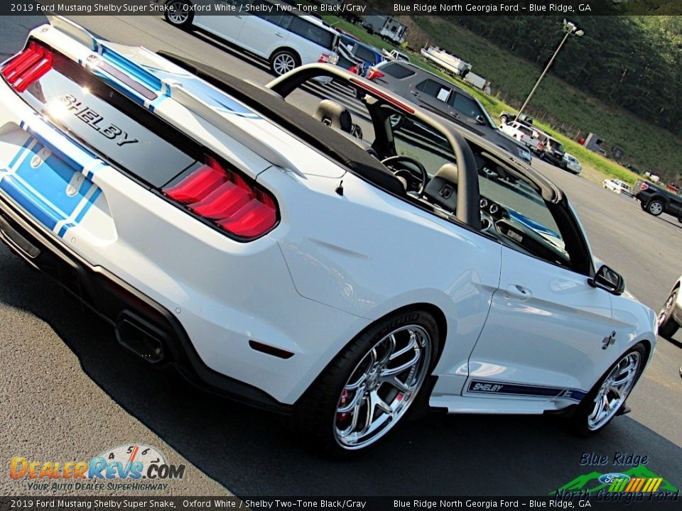 2019 Ford Mustang Shelby Super Snake Oxford White / Shelby Two-Tone Black/Gray Photo #36