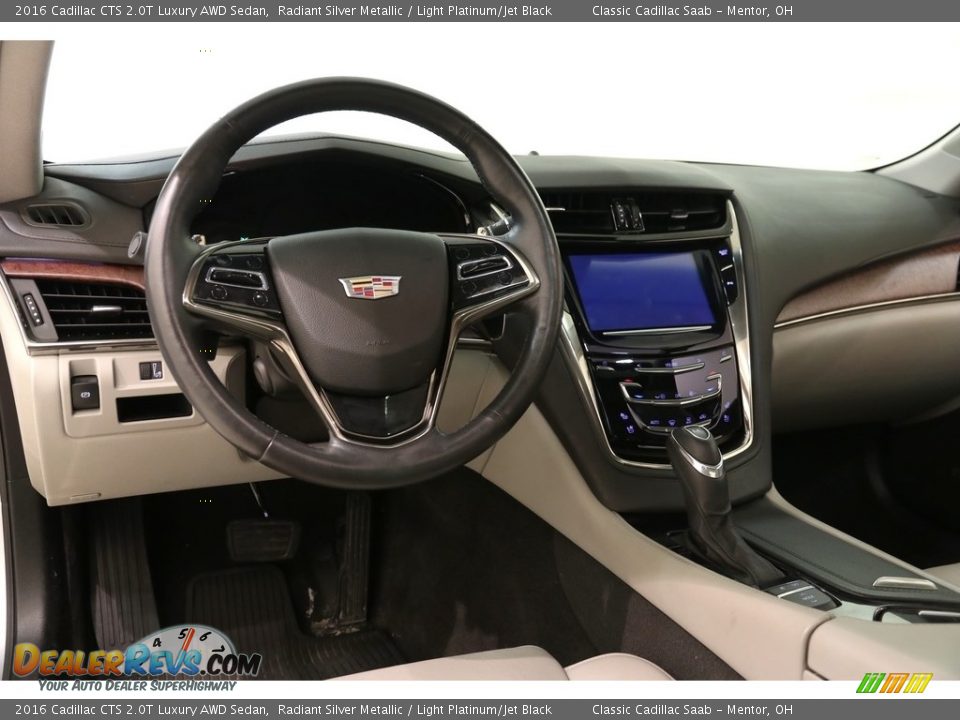 2016 Cadillac CTS 2.0T Luxury AWD Sedan Radiant Silver Metallic / Light Platinum/Jet Black Photo #6
