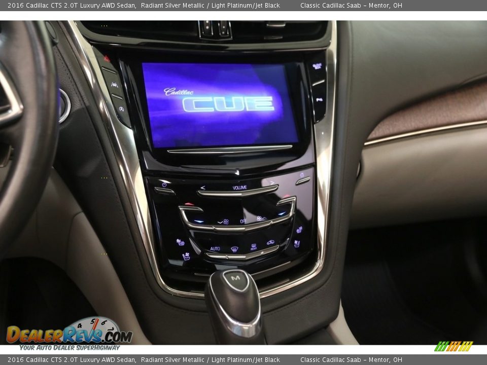 2016 Cadillac CTS 2.0T Luxury AWD Sedan Radiant Silver Metallic / Light Platinum/Jet Black Photo #9