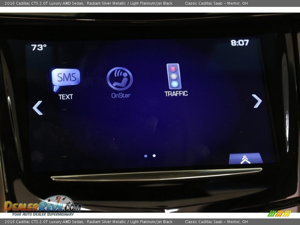 2016 Cadillac CTS 2.0T Luxury AWD Sedan Radiant Silver Metallic / Light Platinum/Jet Black Photo #11