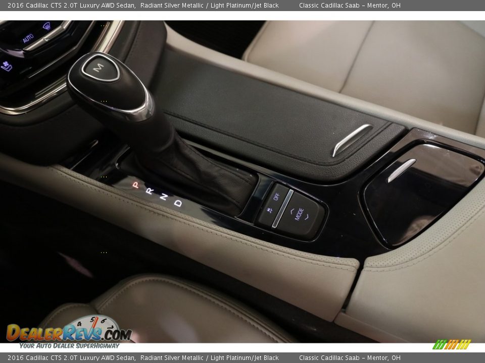 2016 Cadillac CTS 2.0T Luxury AWD Sedan Radiant Silver Metallic / Light Platinum/Jet Black Photo #15