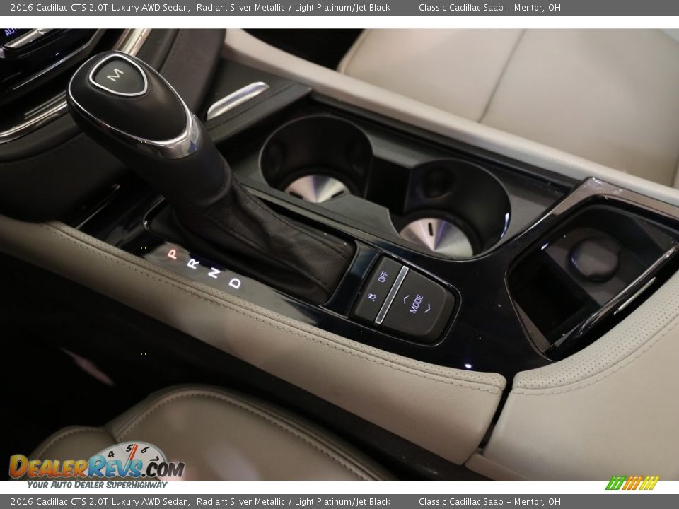 2016 Cadillac CTS 2.0T Luxury AWD Sedan Radiant Silver Metallic / Light Platinum/Jet Black Photo #16