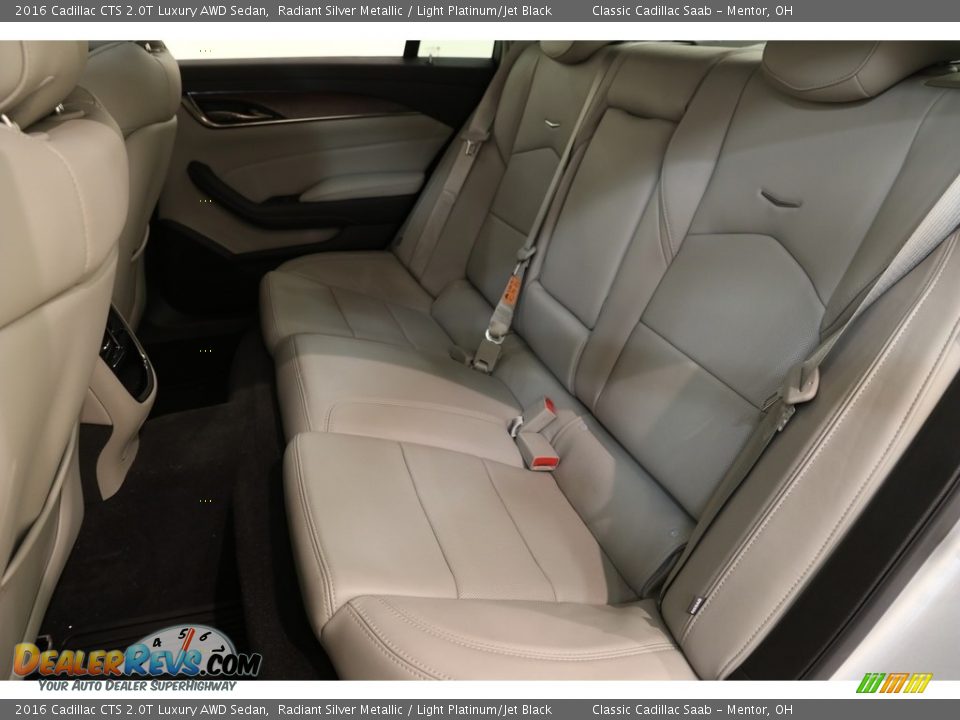 2016 Cadillac CTS 2.0T Luxury AWD Sedan Radiant Silver Metallic / Light Platinum/Jet Black Photo #19