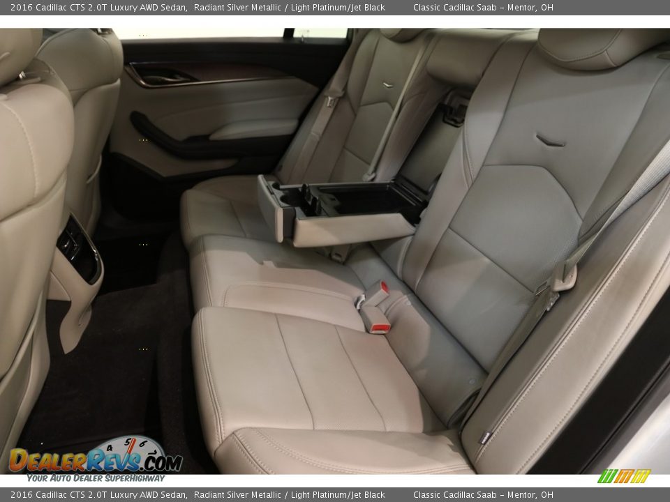 2016 Cadillac CTS 2.0T Luxury AWD Sedan Radiant Silver Metallic / Light Platinum/Jet Black Photo #20