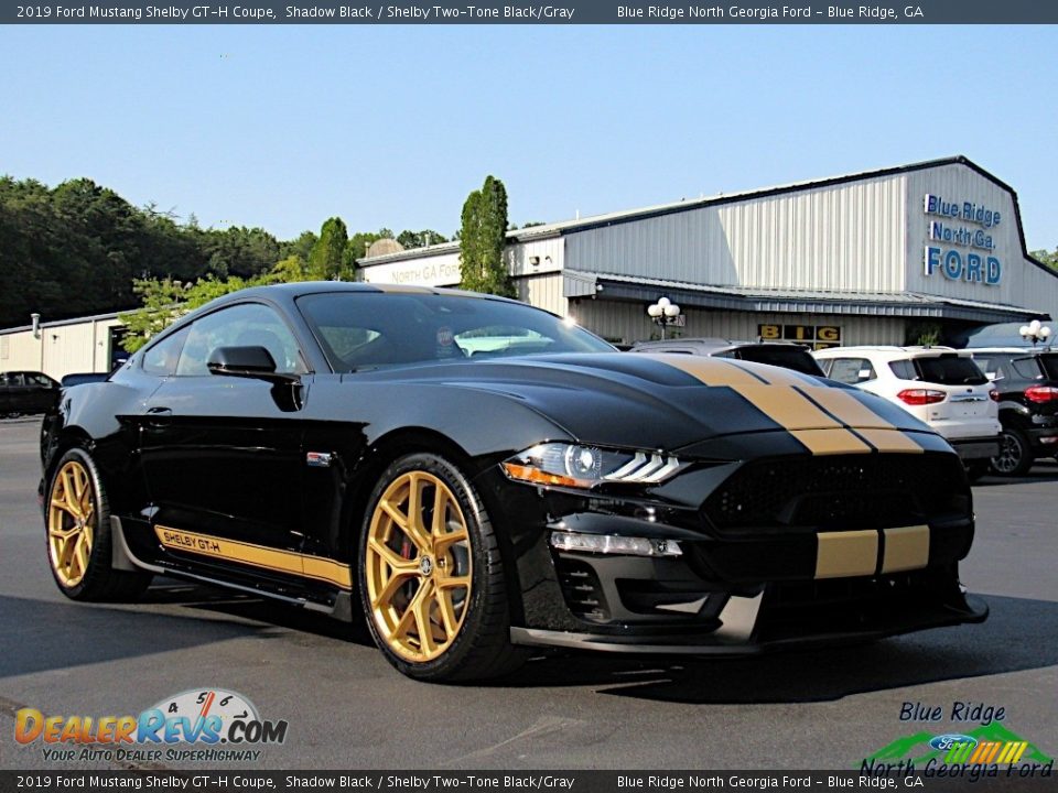 2019 Ford Mustang Shelby GT-H Coupe Shadow Black / Shelby Two-Tone Black/Gray Photo #7