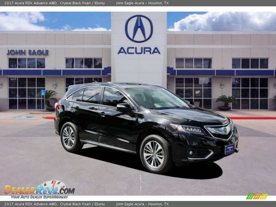 2017 Acura RDX Advance AWD Crystal Black Pearl / Ebony Photo #1