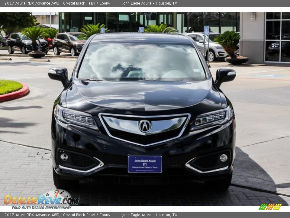 2017 Acura RDX Advance AWD Crystal Black Pearl / Ebony Photo #2