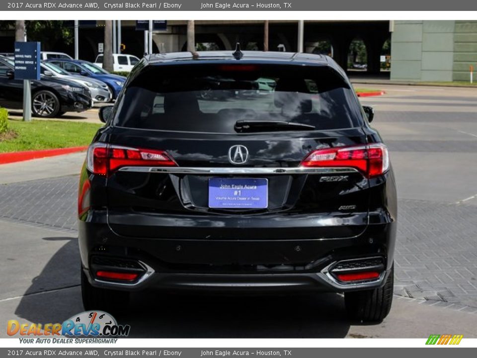 2017 Acura RDX Advance AWD Crystal Black Pearl / Ebony Photo #6