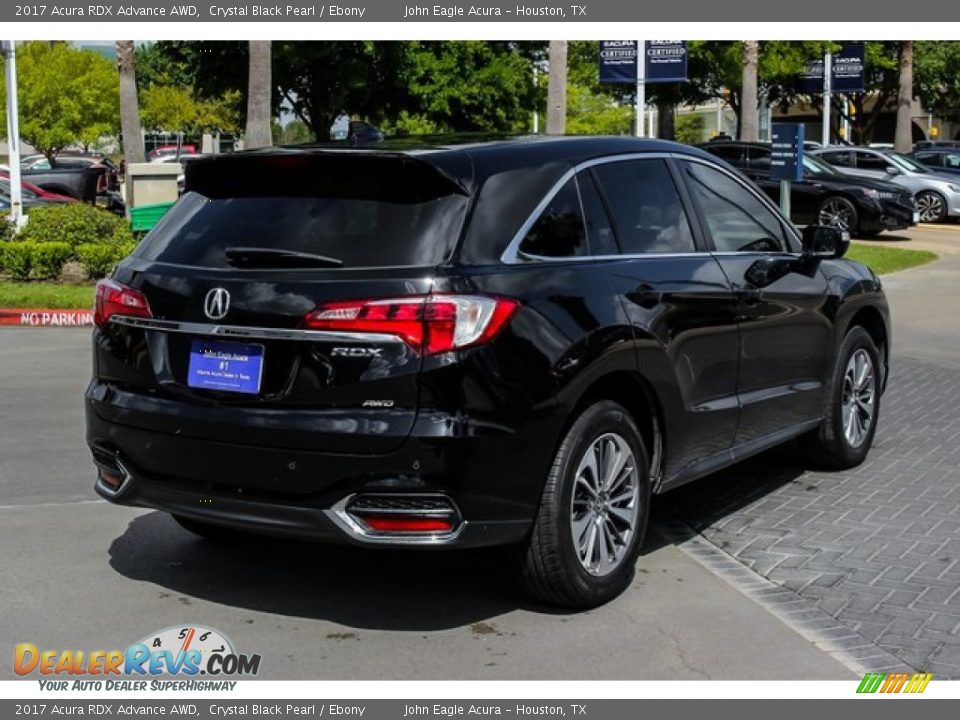 2017 Acura RDX Advance AWD Crystal Black Pearl / Ebony Photo #7