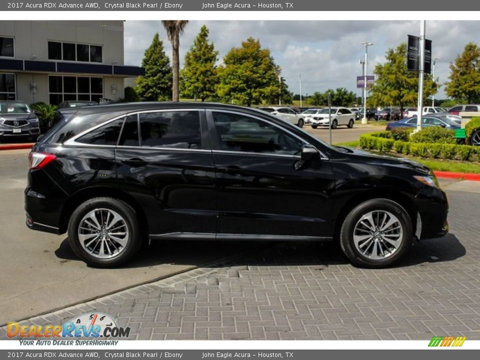 2017 Acura RDX Advance AWD Crystal Black Pearl / Ebony Photo #8