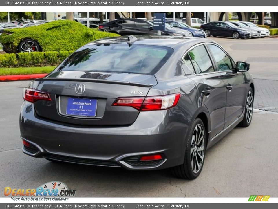 2017 Acura ILX Technology Plus A-Spec Modern Steel Metallic / Ebony Photo #7
