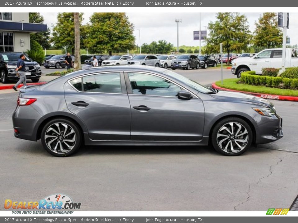 2017 Acura ILX Technology Plus A-Spec Modern Steel Metallic / Ebony Photo #8