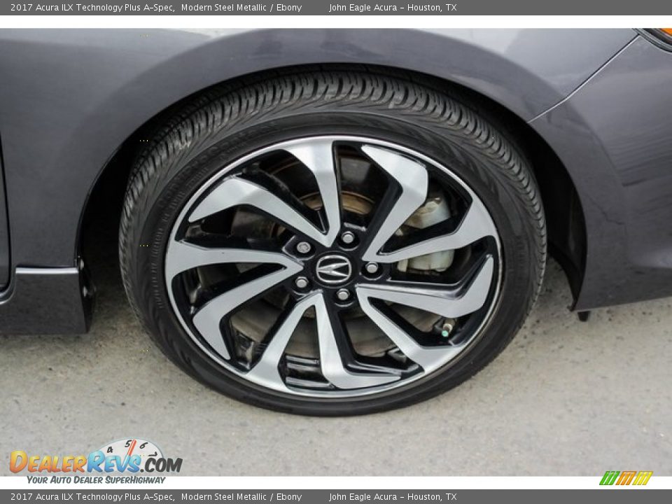 2017 Acura ILX Technology Plus A-Spec Modern Steel Metallic / Ebony Photo #10