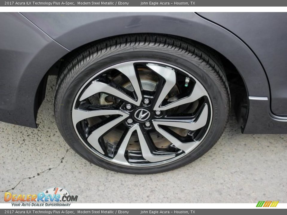 2017 Acura ILX Technology Plus A-Spec Modern Steel Metallic / Ebony Photo #11