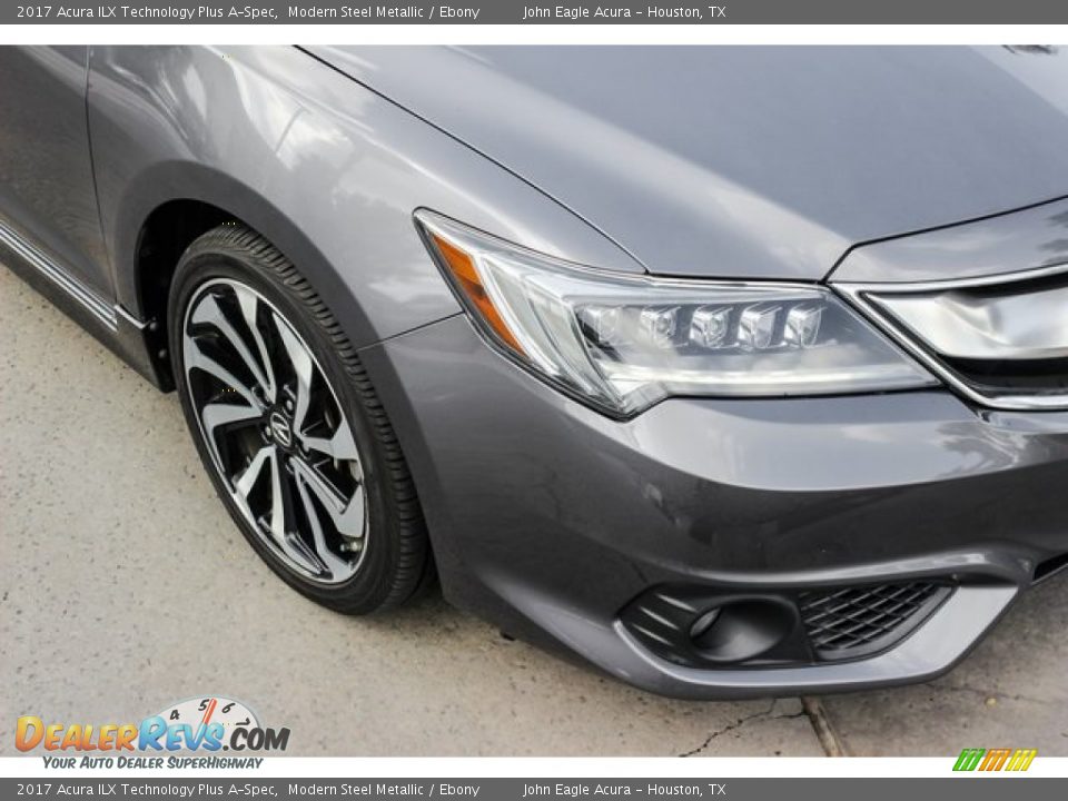 2017 Acura ILX Technology Plus A-Spec Modern Steel Metallic / Ebony Photo #12