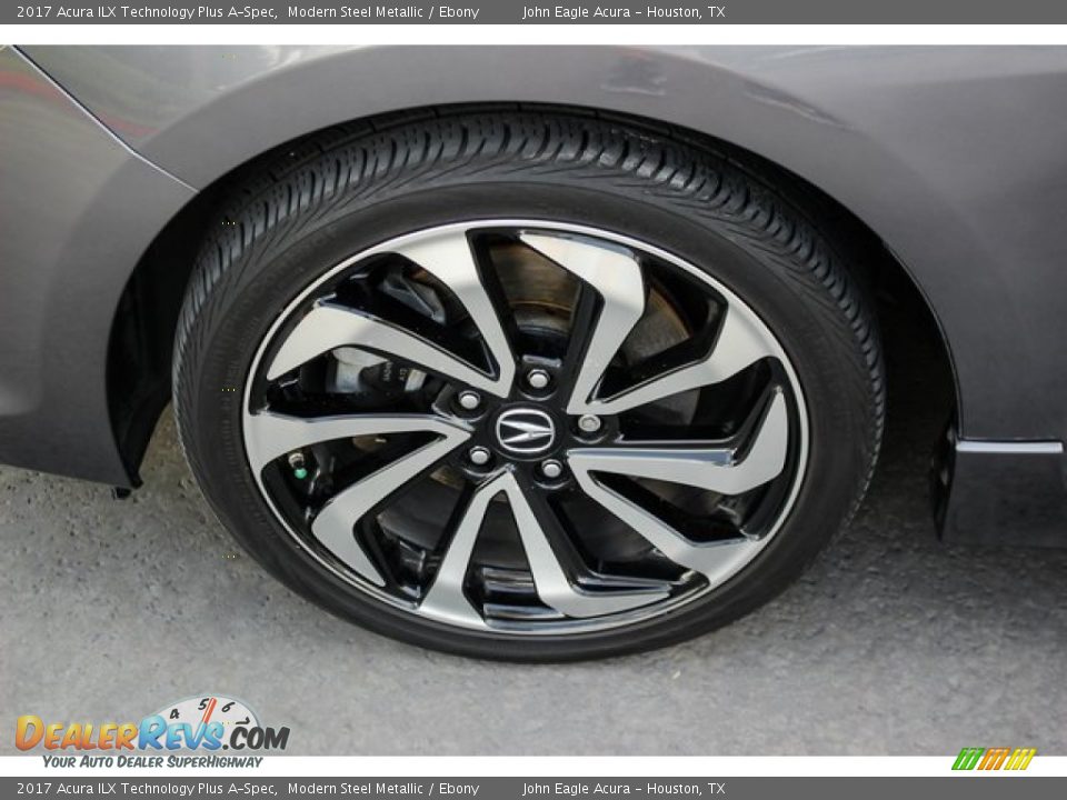 2017 Acura ILX Technology Plus A-Spec Modern Steel Metallic / Ebony Photo #14