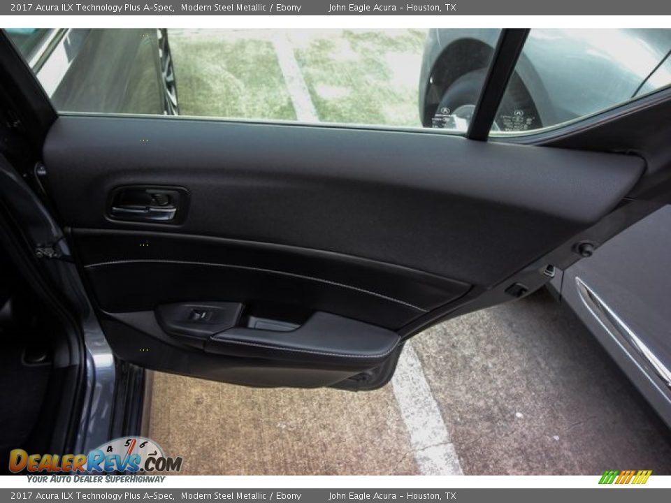 2017 Acura ILX Technology Plus A-Spec Modern Steel Metallic / Ebony Photo #25