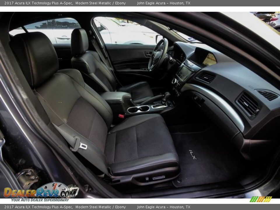 2017 Acura ILX Technology Plus A-Spec Modern Steel Metallic / Ebony Photo #28
