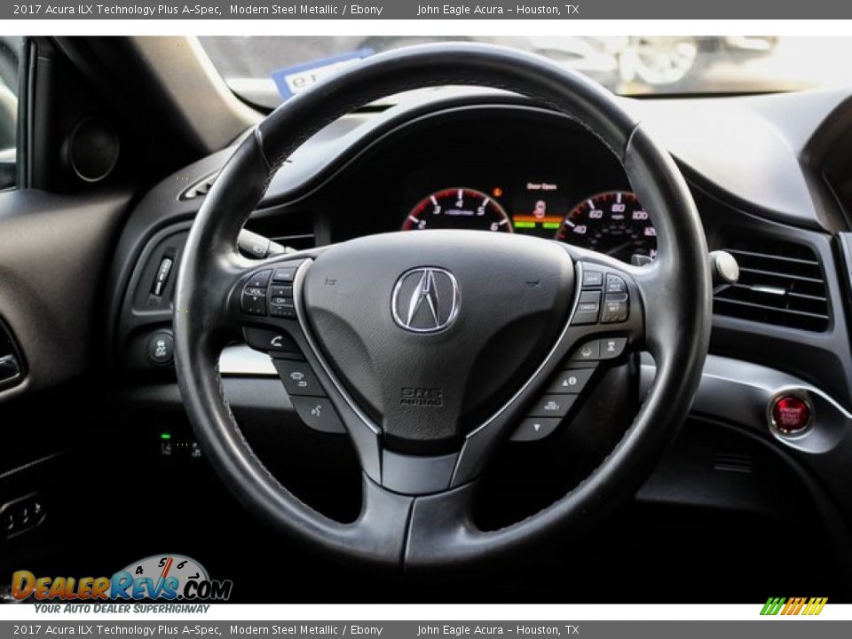 2017 Acura ILX Technology Plus A-Spec Modern Steel Metallic / Ebony Photo #30